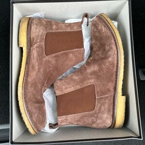 Barney New York Brown Suede Chelsea Boot